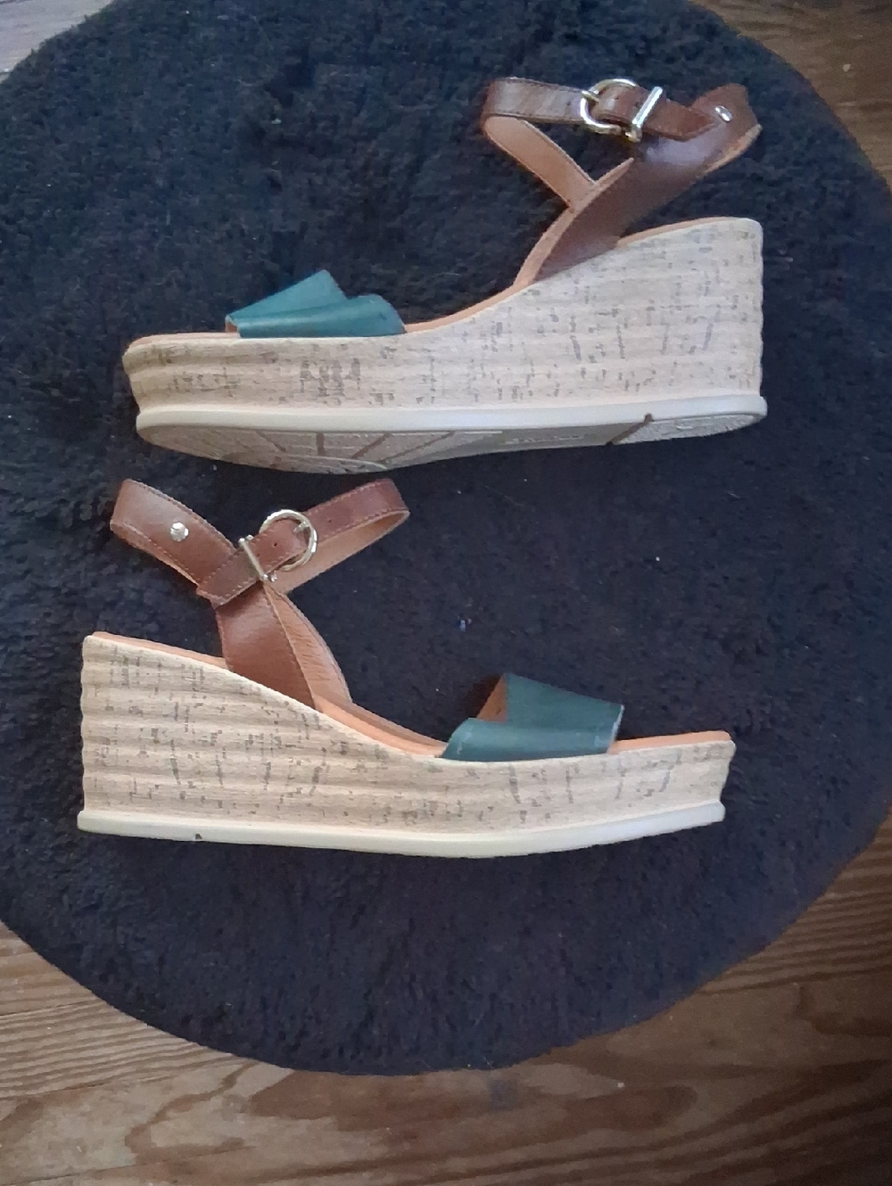Pikolinos Original New Leather Wedge Sandals